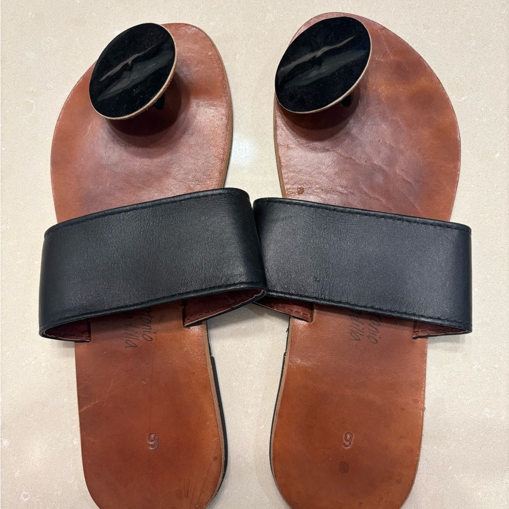 Handmade leather sandals